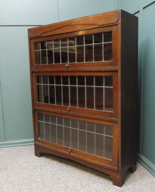 Art Deco Style Oak Lawyers Bookcase