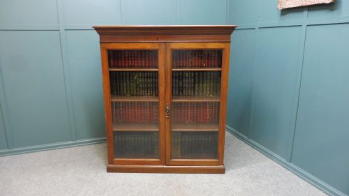 Victorian Walnut Bookcase