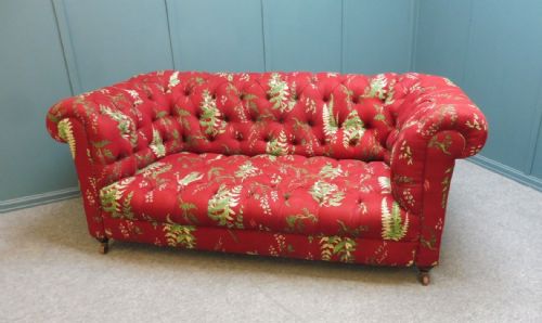 Victorian Chesterfield Sofa  Circa 1880