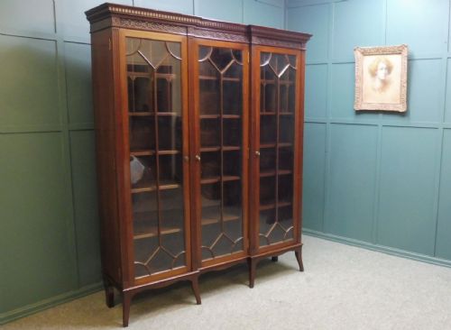 Tall Elegant Edwardian Bookcase