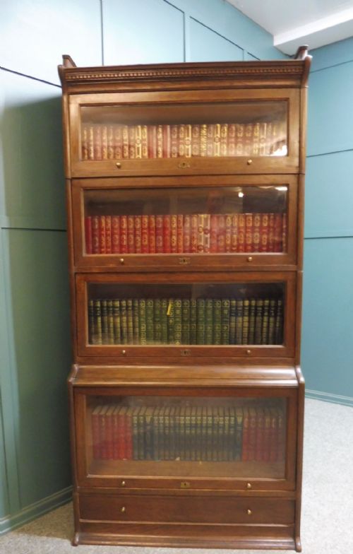 oak lawyers stacking bookcase - CATEGORY: ANTIQUE BOOKCASES - DATED EDWARDIAN