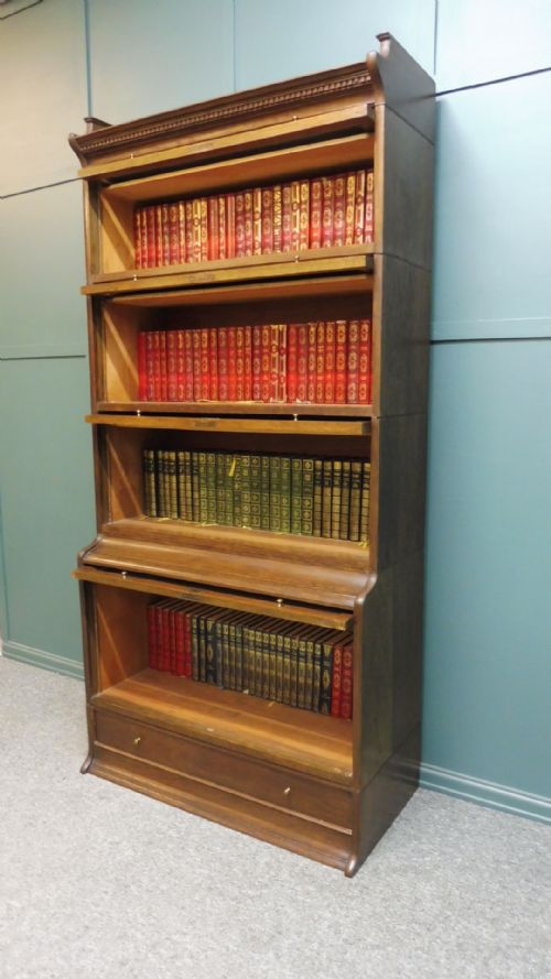 OAK LAWYERS STACKING BOOKCASE - ADDITIONAL PHOTO 1