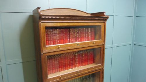 OAK LAWYERS STACKING BOOKCASE - ADDITIONAL PHOTO 6