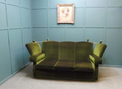 1920s Knole Drop Side Sofa