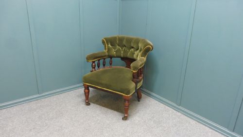 Victorian Horseshoe Armchair