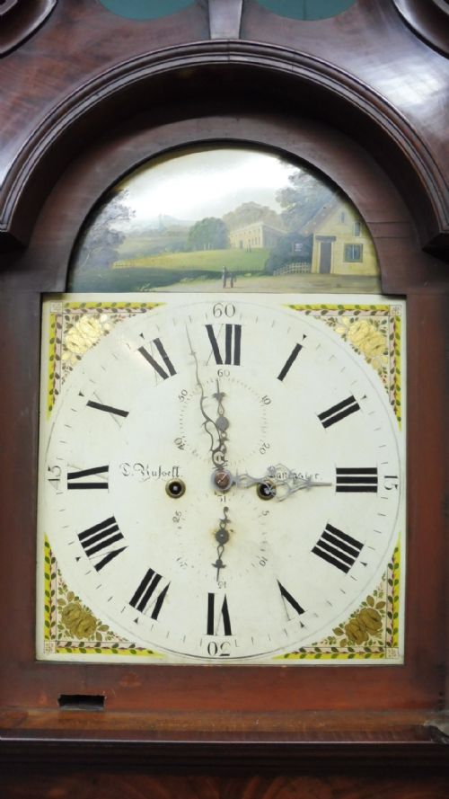 GILLOWS CASED LANCASTER LONGCASE CLOCK - ADDITIONAL PHOTO 4