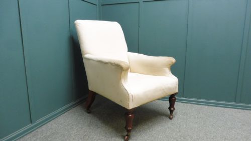 19th Century Library Armchair