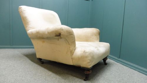 Victorian Long Seated Howard Style Armchair
