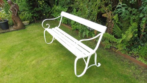 Victorian Wrought Iron Garden Bench