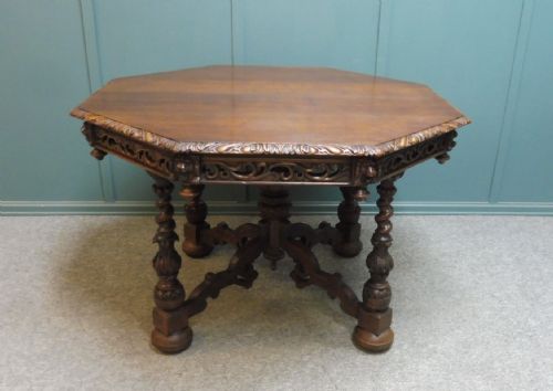 Victorian Oak Centre Table