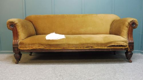 English Country House Sofa for Recovering