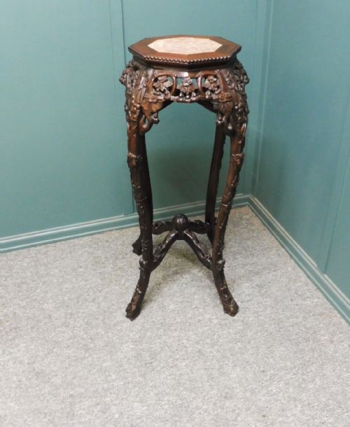 Chinese Hardwood Plant Stand