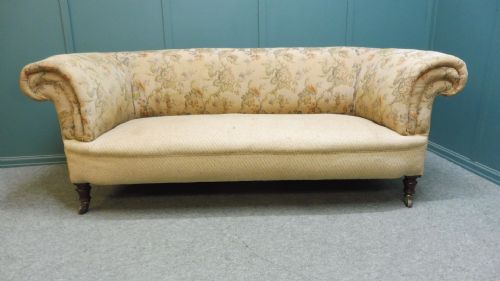 Victorian Chesterfield Sofa for Recovering