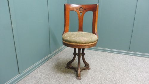 Original 19th Century Ships Captains Chair
