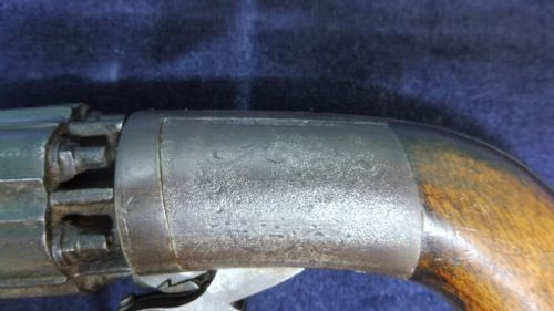 19TH CENTURY PERCUSSION PEPPERPOT PISTOL - ADDITIONAL PHOTO 3