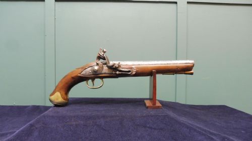 Antique Gun .  East India Company Flintlock Pistol (1802)