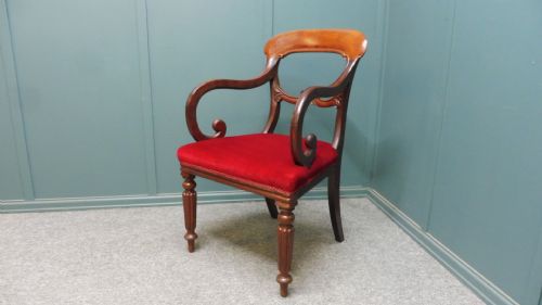 Victorian Mahogany Desk Chair