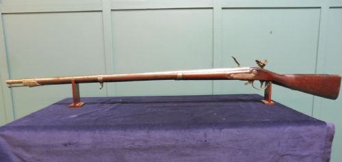 AMERICAN LATE 18TH CENTURY FLINTLOCK MUSKETRIFLE - ADDITIONAL PHOTO 4