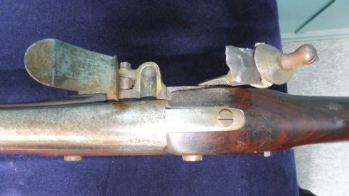 AMERICAN LATE 18TH CENTURY FLINTLOCK MUSKETRIFLE - ADDITIONAL PHOTO 9