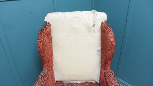 19TH CENTURY WING ARMCHAIR - ADDITIONAL PHOTO 3
