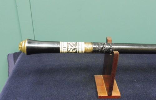 19TH CENTURY EBONISED INDIAN SWORD STICK - ADDITIONAL PHOTO 11
