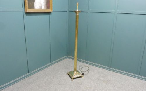 Victorian Brass Standard Lamp