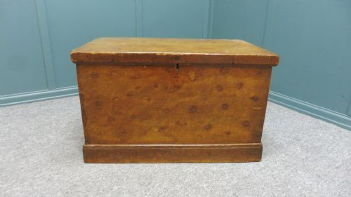 victorian elm blanket chest coffer - CATEGORY: ANTIQUE CHESTS - DATED VICTORIAN