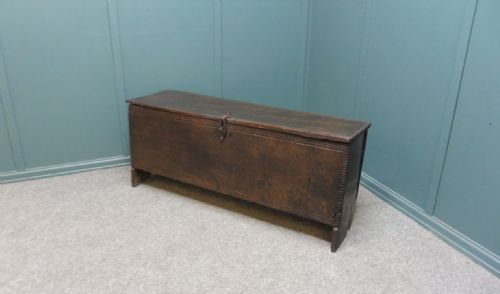 charles the second oak sword chest - CATEGORY: ANTIQUE CHESTS - DATED 17TH CENTURY