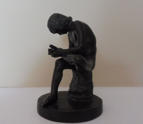 19TH CENTURY GRAND TOUR BRONZE OF SPINARIO - ADDITIONAL PHOTO 1