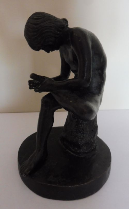 19TH CENTURY GRAND TOUR BRONZE OF SPINARIO - ADDITIONAL PHOTO 2