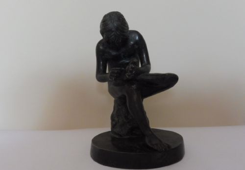 19TH CENTURY GRAND TOUR BRONZE OF SPINARIO - ADDITIONAL PHOTO 3