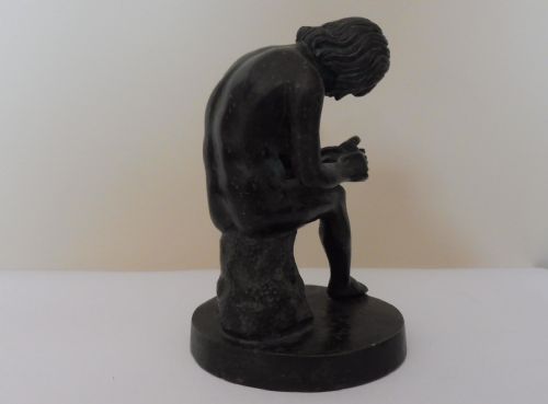 19TH CENTURY GRAND TOUR BRONZE OF SPINARIO - ADDITIONAL PHOTO 7