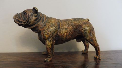 FRANZE BERGMAN BRONZE ENGLISH BULLDOG - ADDITIONAL PHOTO 1