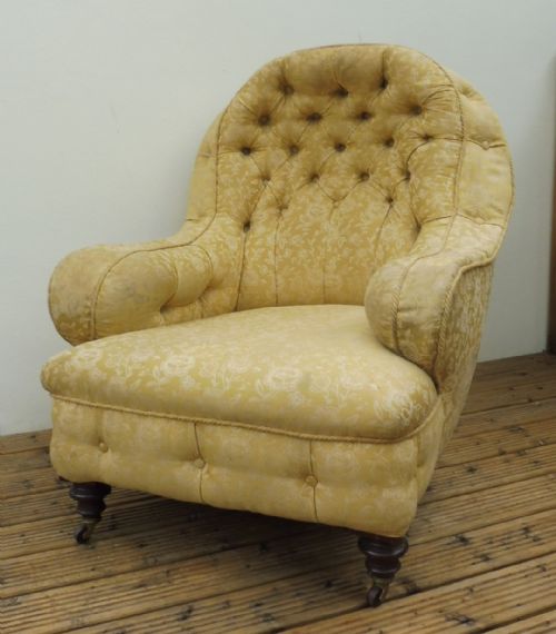STYLISH VICTORIAN ARMCHAIR BY CORNELIUS V SMITH