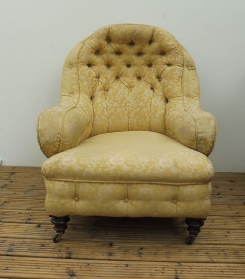 STYLISH VICTORIAN ARMCHAIR BY CORNELIUS V SMITH - ADDITIONAL PHOTO 3