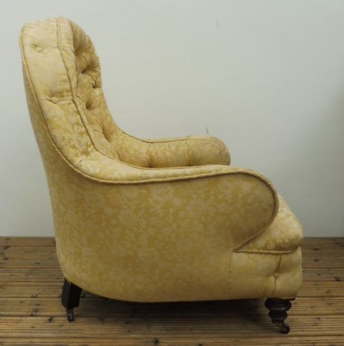 STYLISH VICTORIAN ARMCHAIR BY CORNELIUS V SMITH - ADDITIONAL PHOTO 9