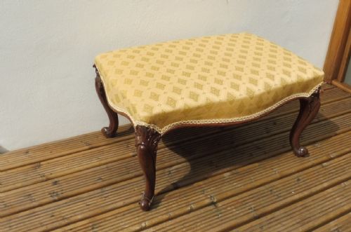victorian rosewood stool - CATEGORY: ANTIQUE STOOLS - DATED 1860