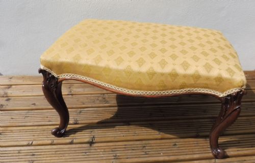 VICTORIAN ROSEWOOD STOOL - ADDITIONAL PHOTO 1
