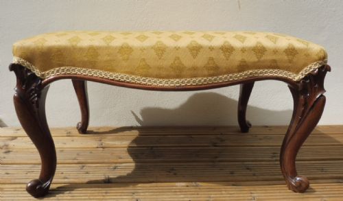 VICTORIAN ROSEWOOD STOOL - ADDITIONAL PHOTO 2