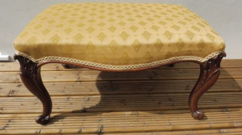 VICTORIAN ROSEWOOD STOOL - ADDITIONAL PHOTO 3