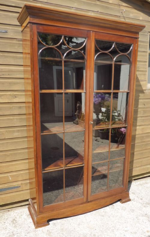 edwardian mahogany bookcase - CATEGORY: ANTIQUE BOOKCASES - DATED EDWARDIAN