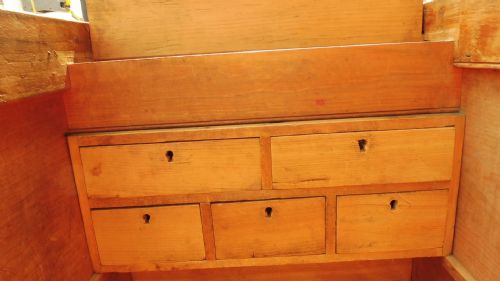 19TH CENTURY PINE CHESTCOFFER - ADDITIONAL PHOTO 12