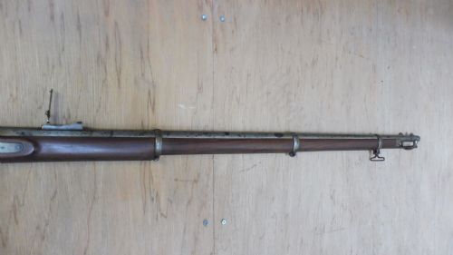 A 19TH CENTURY PERCUSSION MUSKETRIFLE - ADDITIONAL PHOTO 4