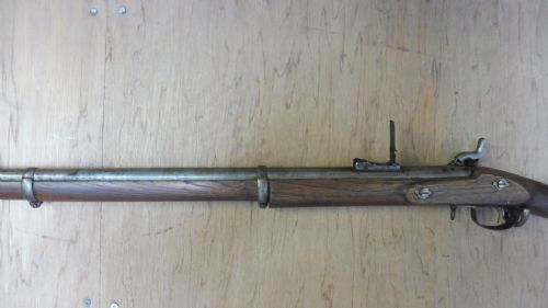 A 19TH CENTURY PERCUSSION MUSKETRIFLE - ADDITIONAL PHOTO 7