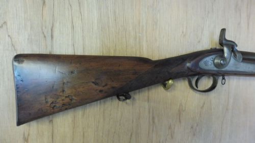 19TH CENTURY MILITARY PERCUSSION MUSKET - ADDITIONAL PHOTO 2