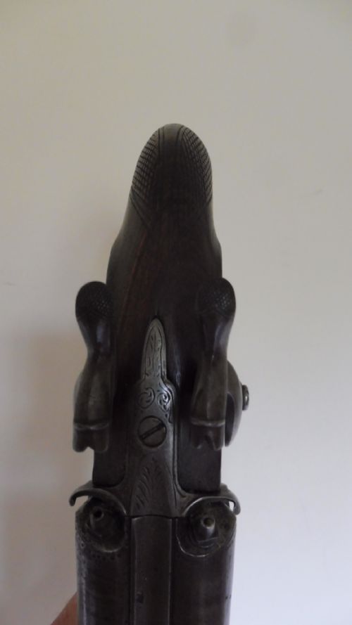 DOUBLE BARRELLED PERCUSSION PISTOL - ADDITIONAL PHOTO 6