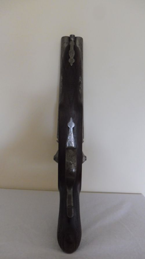 DOUBLE BARRELLED PERCUSSION PISTOL - ADDITIONAL PHOTO 8