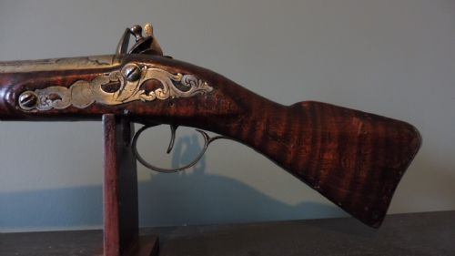 EAST INDIA COMPANY FLINTLOCK KNEE BLUNDERBUSS MUSKETOON - ADDITIONAL PHOTO 4