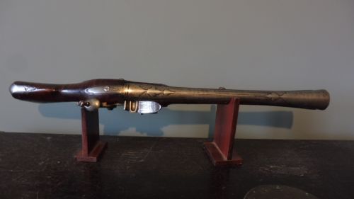 EAST INDIA COMPANY FLINTLOCK KNEE BLUNDERBUSS MUSKETOON - ADDITIONAL PHOTO 12