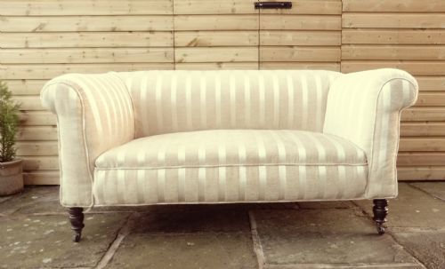 antique chesterfield drop arm sofa - CATEGORY: ANTIQUE SOFAS - DATED 1900